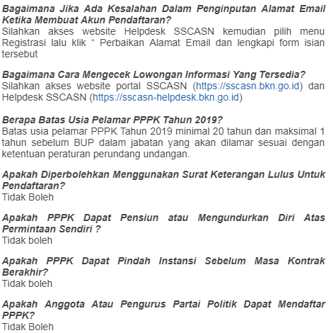 Pendaftaran PPPK Tahun 2019