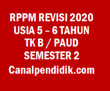 RPPM TK B / PAUD Umur 5-6 Tahun Semester 2